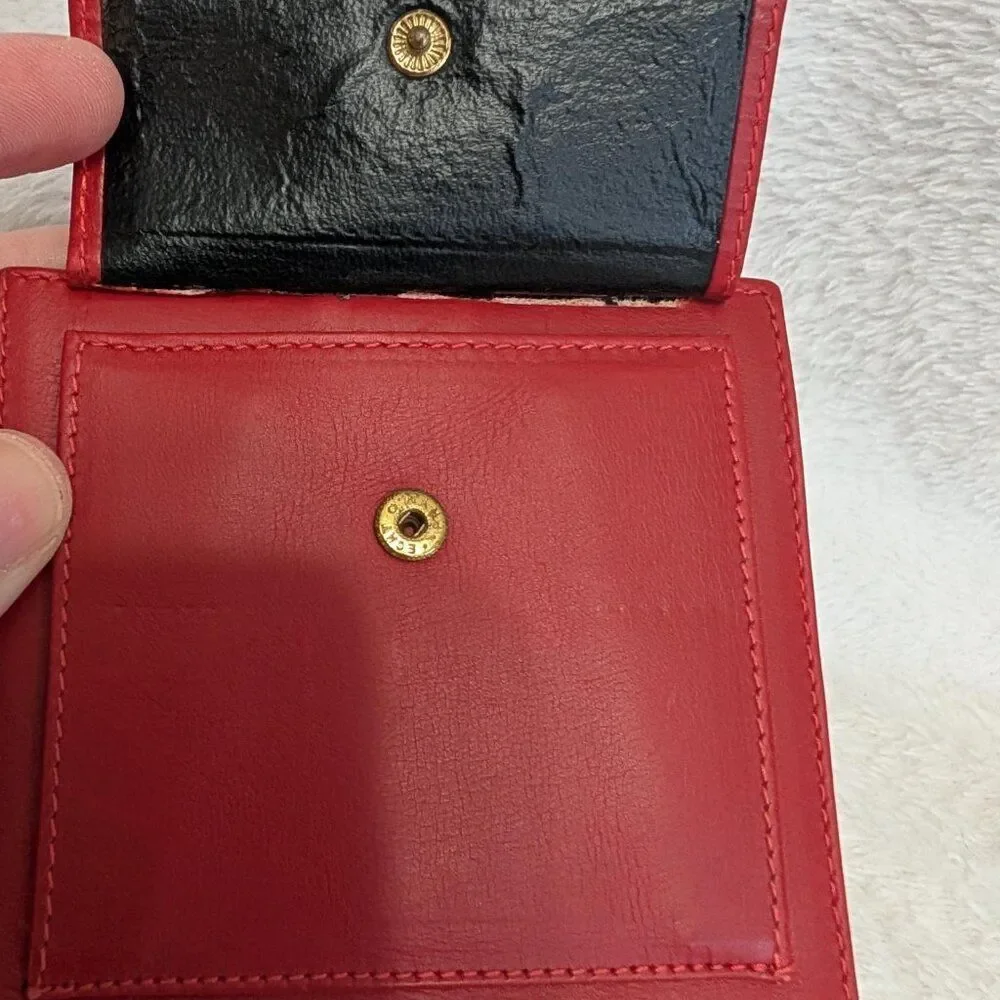 Authentic Valentino Garavani Embossed Bifold Wallet